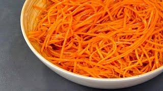 9 ИДЕЙ быстрых и вкусных САЛАТОВ с морковью по-корейски!