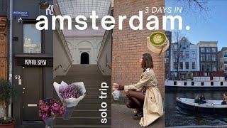Amsterdam Vlog | traveling alone, thrift stores, museums & lots of food!