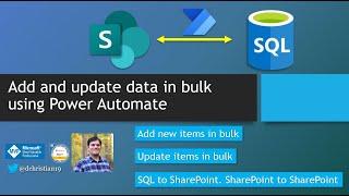 Power Automate: Add and update data in bulk
