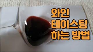 와인 마시는 방법 / 테이스팅 방법