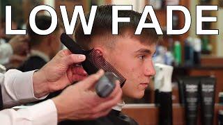 Combover with Low Fade Hairstyle - 1940's Side Part Hairstyle - Greg Zorian Haircut Tutorial