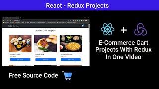  React + Redux E-Commerce Cart Project In One Video || With Free Source Code @HarshPathakNV