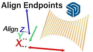 Mc-AlignEnds Plugin for SketchUp to Make Planer or Drop Vertices