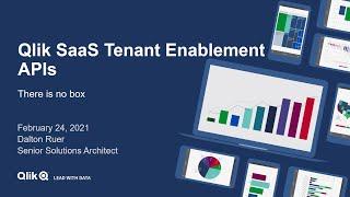 Qlik SaaS Enablement - APIs