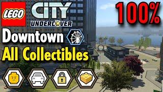 LEGO City Undercover - Downtown 100% Guide (All Collectibles) Free Roam Gameplay