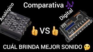 COMPARATIVA  CROSSOVER CLARION MCD360 VS PROCESADOR PRV AUDIO DSP 2.8X