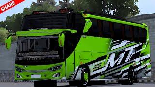 SHARE‼️LIVERY POLOSAN MOD BUSSID JETBUS 3+ NEW SPEK CUSTOM MN x AdFariz Free PPL- bus simulator id