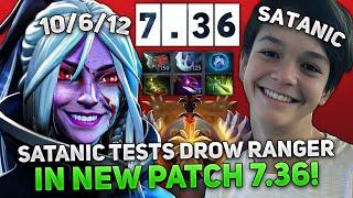 SATANIC TESTS DROW RANGER IN NEW PATCH 7.36 DOTA 2