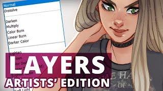 Layers tutorial 【 PART 1 】  Blend modes, layer styles and adjustment layers