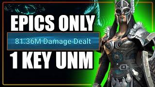EPIC CHAMPS WRECK THE CLAN BOSS !! NO UNKILLABLE 1 KEY UNM !! Raid: Shadow Legends