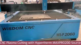 WS-P2060 2mx6m Plasma Cutter with US Hypertherm Maxpro200 Source