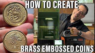 How to Create a Brass Coin with the xTool F1 Ultra