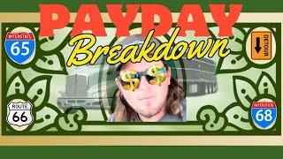 Payday Breakdown 01/16-01/22 at Central Oregon Truck Company