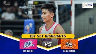 CREAMLINE vs FARM FRESH | SET 1 GAME HIGHLIGHTS | 2024-25 PVL ALL-FILIPINO CONFERENCE | FEB 11, 2025