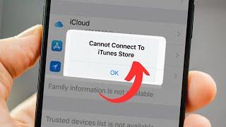 Cannot Connect to iTunes Store / How to fix  iTunes store not connecting /Working| iPhone - iPad iOS