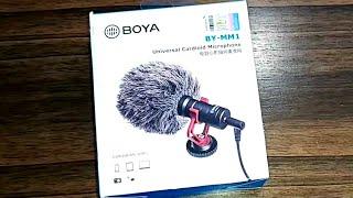 Boya BY-MM1 Universal Video Microphone #unboxing