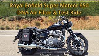 Royal Enfield Super Meteor 650 - DNA Air Filter & Test Ride