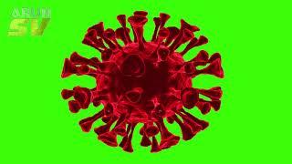 Corona Virus Animation Green Screen Footage by Arun SV