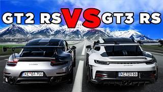 Porsche GT3 RS vs. GT2 RS | Welcher ist das bessere Auto? Der ultimative Vergleich! 