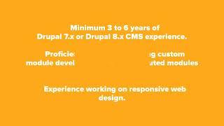 Jobs for #Drupal Developer India