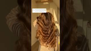 Tutorial of Heatless curls  #longhair #beautifulcurls #hair #hairhack #hairstyle #beauty #top