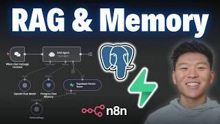 How to Set up Supabase and Postgres for RAG Agent with Memory in n8n (2025)