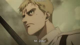 Zeke Screams | Eldians Turn into Titans| Colt dies | Full Scene HD | Attack on Titan S4 Episode 19