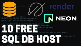 10 Free SQL DB Hosts