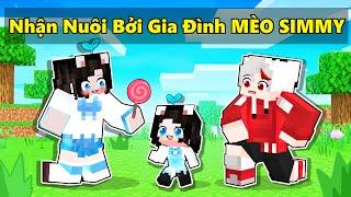 Nếu Mèo Simmy Được Nhận Nuôi Bởi GIA ĐÌNH MÈO SIMMY Trong Minecraft !!