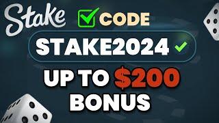 STAKE PROMO CODE: ️STAKE2024⬅️ UP TO $200 BONUS