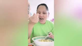 PART #1EATING LUNCH NOODLES W/SALUYOT LEAVES//ASERETH VLOGGER #mukbangnoodlesw/saluyotleaves