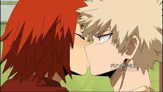 Kiribaku Kiss Behind The Scenes (BTS) - Kirishima Eijirou x Bakugo Katsuki (YAOI)