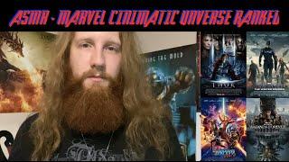 ASMR - Every Marvel Cinematic Universe Movie Ranked and Reviewed (Phases 1 - 4)