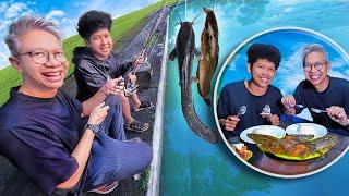 BUKA PUASA MAKAN HASIL MANCING SENDIRI!!