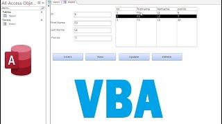 Tutorial for Beginners - MS Access - Insert Update Delete and Fill Listbox in Forms Using VBA