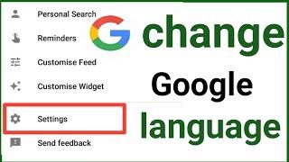 change google language settings to english & more futures in Android ios