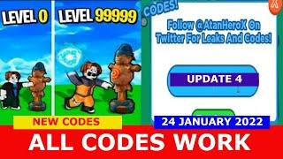 *ALL CODES WORK* [UPDATE 4] NEW CODES! Anime Punching Simulator ROBLOX | January 24, 2022