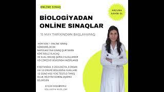 Online sınaqlarımız başlayır ️ #biologiya #qəbul #sınaq