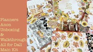 Planners Anonymous Unboxing & Walkthrough - All for Fall