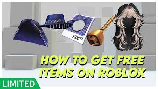 LIMITED ITEMS ARE FREE ON ROBLOX NOW