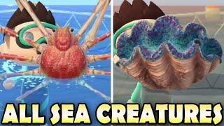  ALL 40 SEA CREATURES & How To find Them In Animal Crossing New Horizons! (Northern & Southern)