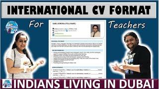 International Teacher's CV step by step guide with example  #teachabroad #teachers #teachingjobs