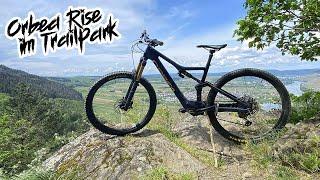 Orbea Rise im Trailpark - reicht mir dieses Light EMTB?