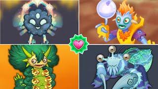 Rare Buzzinga, Adult Galvana, Epic Repatillo and Epic Whizbang  | My Singing Monsters