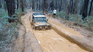 Land Rover Defender Playing in Mud & failed Bog Hole attempt | 4x4 | Off-Road |