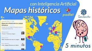 Como hacer un mapa interactivo de hechos históricos con Padlet para clases