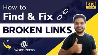 How To Remove Broken Links In WordPress Website | Find & Remove Broken Links Step by Step Tutorial