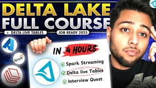 Delta Lake Databricks (From Zero to Pro in 4 HOURS) | Delta Lake Pyspark