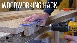 WOODWORKING HACK! No Domino-/Biscuit Joiner? NO PROBLEM!