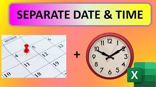 Separate Date and time using flash fill